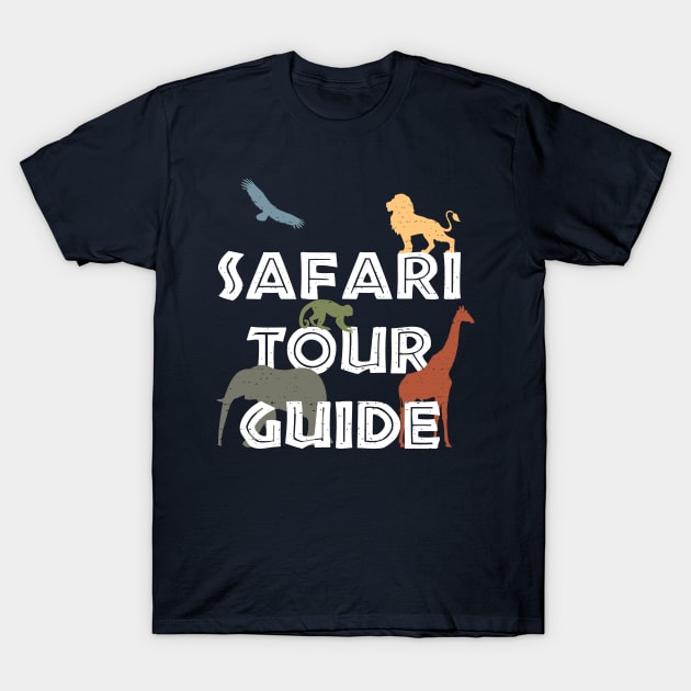 Safari Tour Guide T-Shirt by BraaiNinja